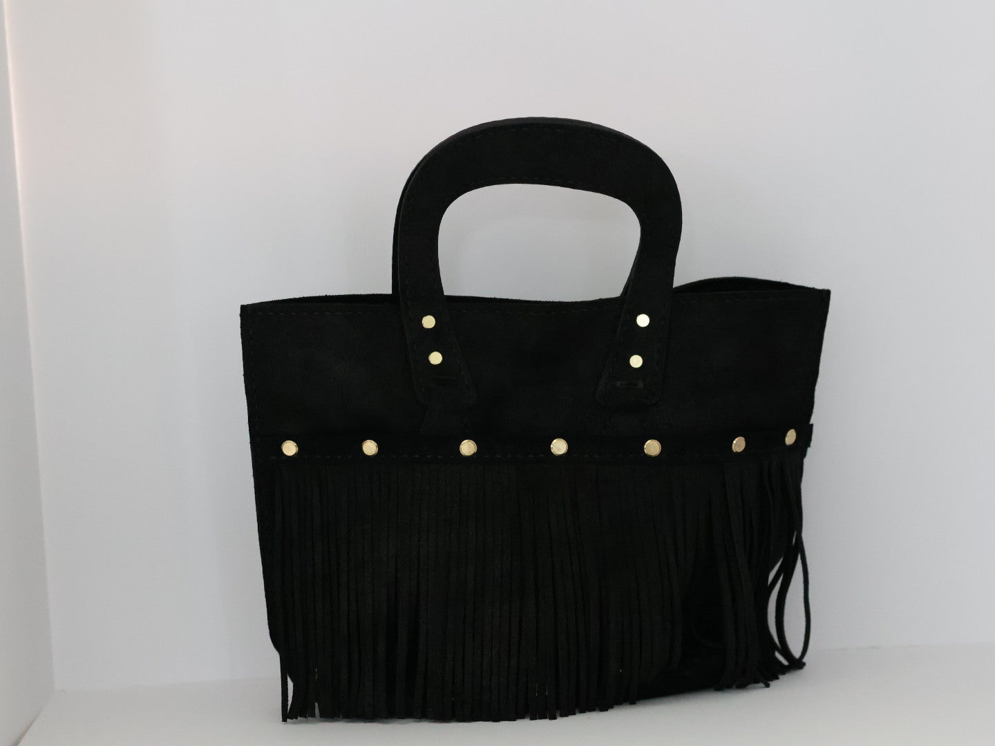 Ebony Fringed - Tote Bag