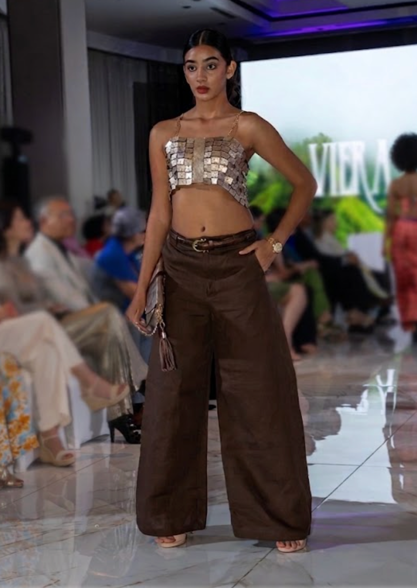 Rich, Deep Espresso High-Waist Palazzo