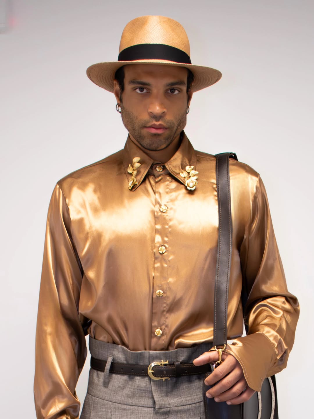 Messenger bag NYFW 2025 Runway Edition One‑of‑one creation handcrafted in the VIERA Private Atelie