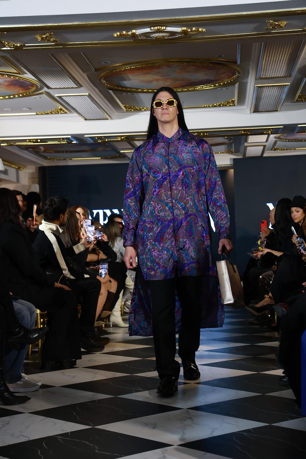 Golden Leather NYFW and Dubai Runway Edition Certified authentic with atelier documentation.
