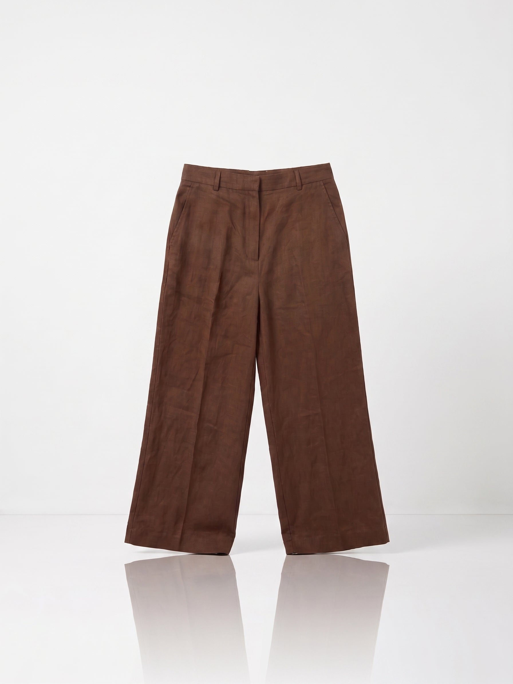 Rich, Deep Espresso High-Waist Palazzo