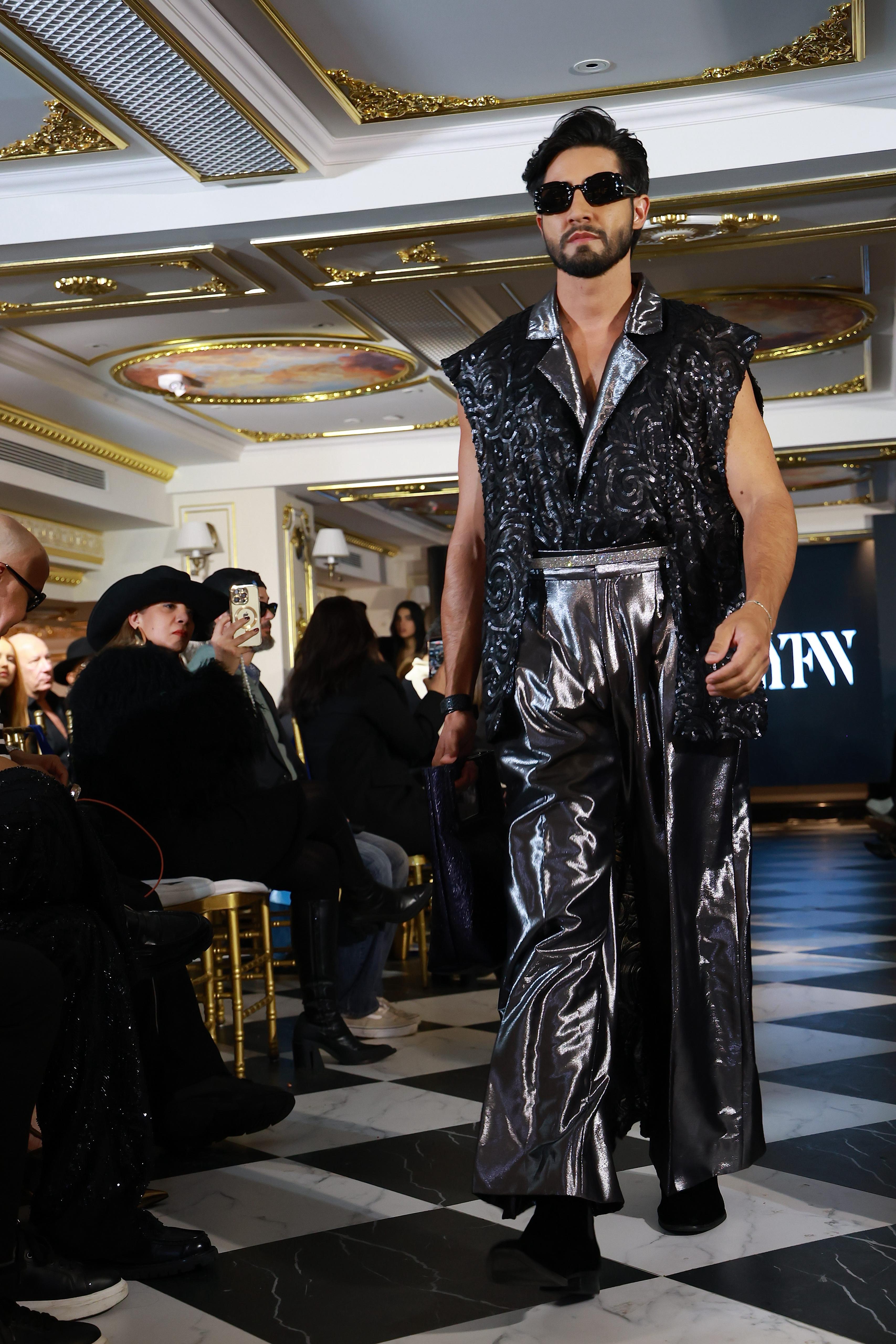 Purple Square Handle Handbag RUNWAY EDITION DUBAI and NYFW