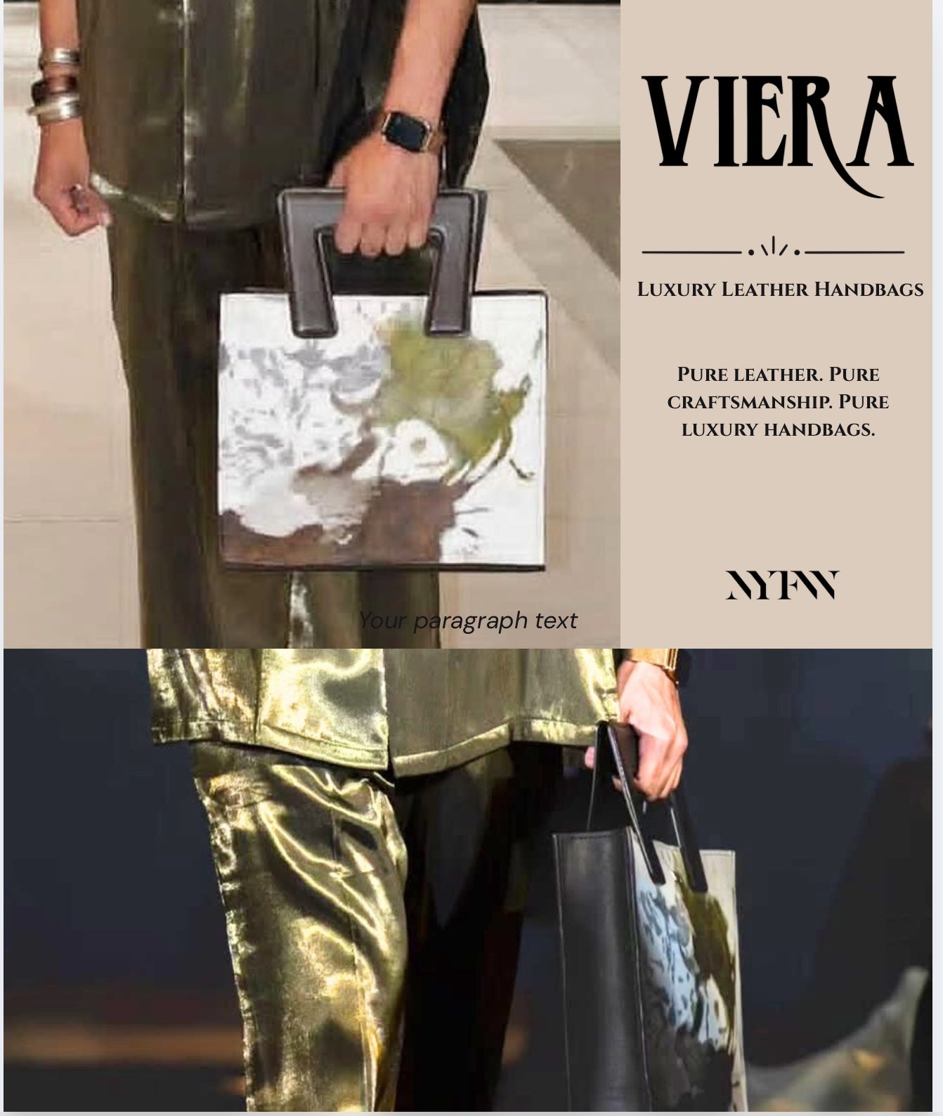 The Acid-Finish Cowhide Tote — One-of-One Runway Edition (NYFW & Dubai)