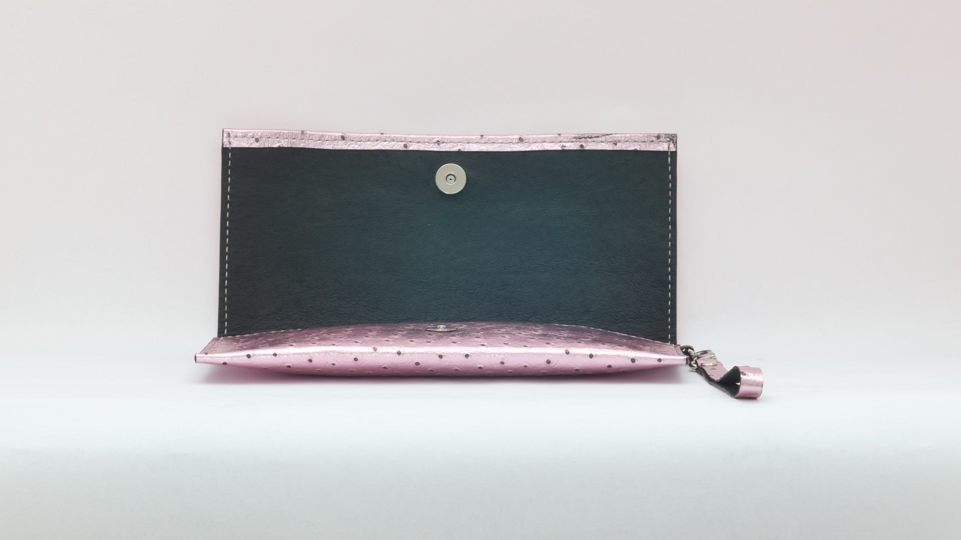 Ostrich Metallic Pink - Envelope
