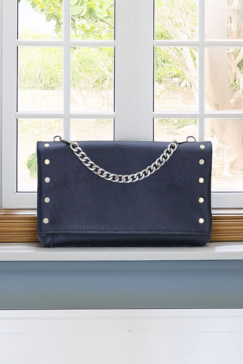 Double Side - Metallic Purple Purse