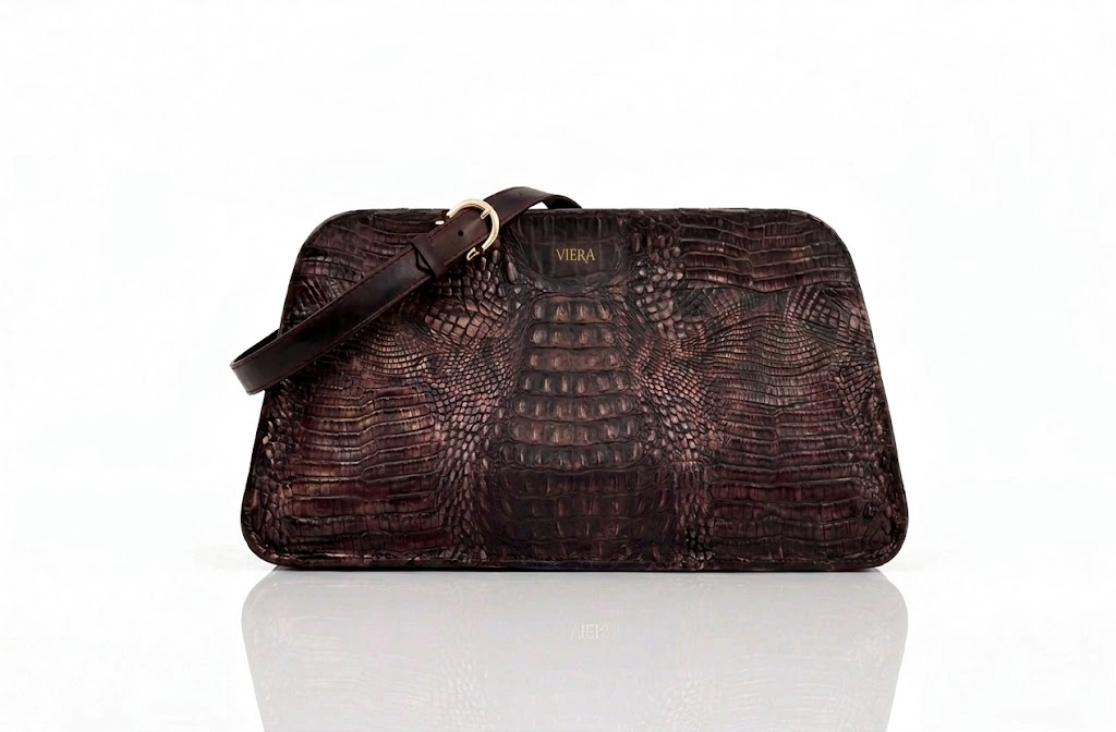 The Viera Structured Croc Holdall